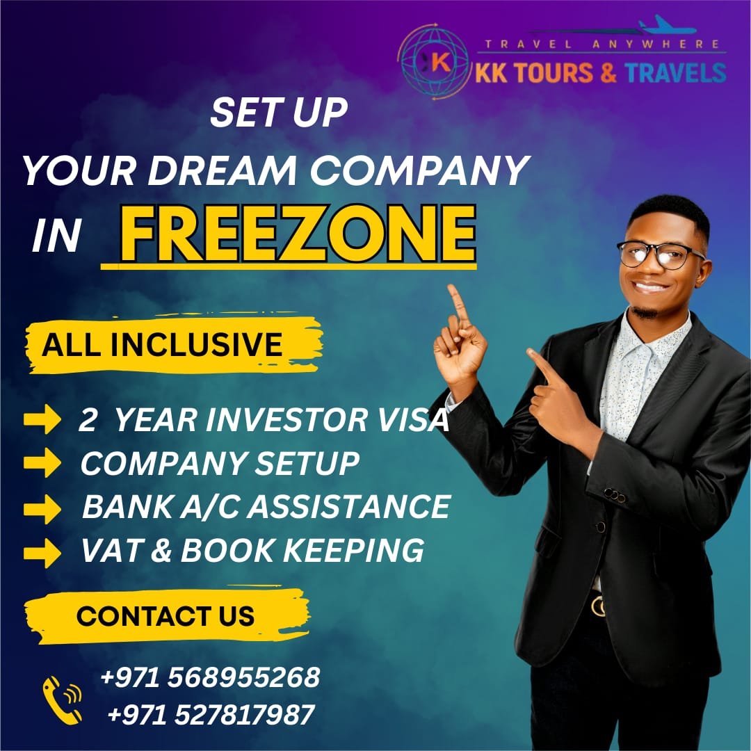 SHAMS Freezone License with 1 visa